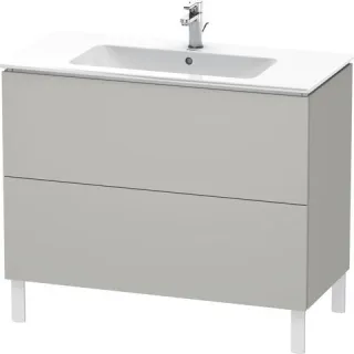 Duravit L-Cube Waschtischunterbau bodenstehend Betongrau Matt 1020x481x704 mm - LC662700707 LC662700707