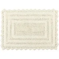 Mirabeau Badematte Badematte Yalexir creme, Höhe 400 mm, 100% Baumwolle