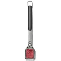 OXO Good Grips Grillbürste Hot Clean, langlebige Edelstahlspulen mit flexiblem Silikon