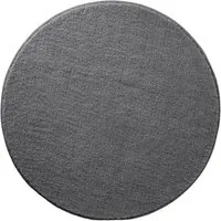 OTTO home Badematte Vanessa, Badvorleger, Badezimmer Teppich, Höhe 10 mm, rutschhemmend beschichtet, schnell trocknend, strapazierfähig, fußbodenheizungsgeeignet, Polyester, rund, Badteppich, weiche Haptik, unifarben