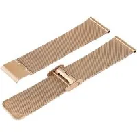 XCOAST Smartwatch-Armband 20mm Uhrenarmband Rosegold, für XCOAST SIONA 2, Schnellwechselfunktion, Edelstahl, Mesh Damenarmband, Wechselarmband