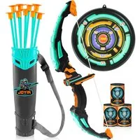 JOYIN Spielbogen JOYIN Pfeil- und Bogen Set für Kinder– LED Beleuchtetes Bogenschießen, (9-tlg)
