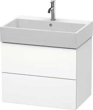 Duravit L-Cube Waschtischunterbau wandhängend Weiß Supermatt 684x459x544 mm - LC627608484 LC627608484
