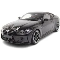 Minichamps Modellauto BMW M4 2024 schwarz metallic, Maßstab 1:18