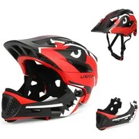 Lixada Kinderhelm Integralhelm Kinder Fahrradhelm Helm Radfahren Skateboarding, ab 2 Jahren, 13 Lüftungsschlitze, Mundschutz