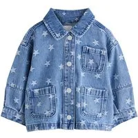 Next Jeansjacke Jacquard-Jeansjacke, Stern (1-St)