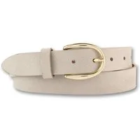 BERND GÖTZ Ledergürtel Ledergürtel mit samtigem Look und Goldschließe