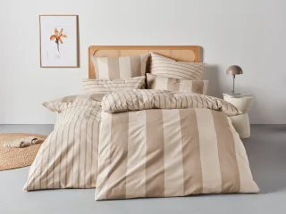OTTO home Bettwäsche "Sari" 2 Stk. in verschiedenen Qualitäten, moderne Bettwäsche mit Streifen
