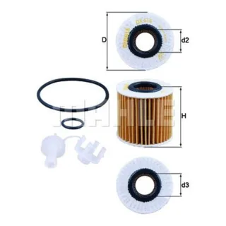 Mahle ?lfilter Lexus Lotus Toyota OX414D1
