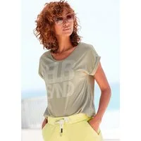 Elbsand T-Shirt Eldis mit Logodruck, Kurzarmshirt aus Baumwoll-Mix, sportlich-casual