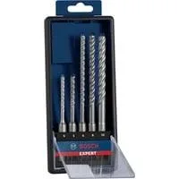 EXPERT Hammerbohrer-Satz SDS-plus-7X, 5-teilig Ø 5 / 6 / 8 / 10mm, Arbeitslänge 50mm / 100mm