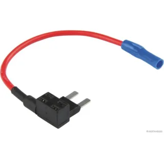 Elparts Sicherungshalter bis 32V bis 15A f?r Mini-Flachstecksicherung DIN/ISO 72581/3F
