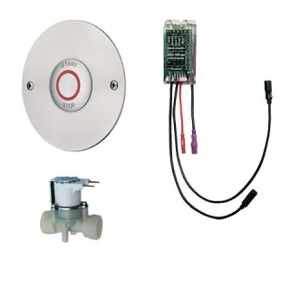 KWC Aquarotter Duscharmatur, AQUATIMER, Hw.-Mont., elektronisch, o. Mischung, 24 VDC, 2000104291 2000104291