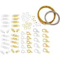 VBS Schmuckset Basissatz Kettenverschlüsse, 2 m lang