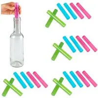 HAC24 Kühlakku Eis Sticks Stab Eisstäbe Eissticks Eiswürfel Stabform, 12 x 2 cm Wiederverwendbar