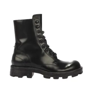 Diesel - "D-Hammer" Springerstiefel für Damen, Leder (Schwarz)