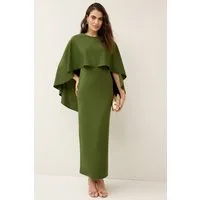 Next Maxikleid Maxikleid mit Cape (1-tlg)