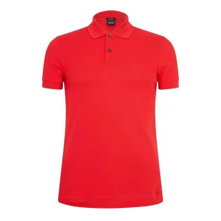 Boss - "Firenze" Poloshirt für Herren, Baumwolle (Leuchtend Rot)
