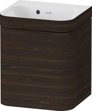 Duravit Happy D.2 Plus c-bonded Set wandhängend Nussbaum gebürstet 400x360x480 mm - HP4633N69690000 HP4633N69690000