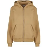 URBAN CLASSICS Sweatjacke Urban Classics Ladies Bonded Sherpa Zip Hoody