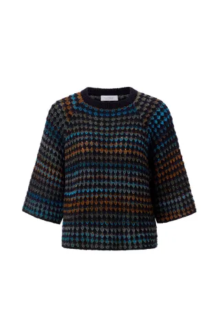 Rich & Royal - Wide SLVS Texture Stitch midnight blue - Gr. - M