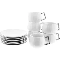 Mulex Kaffeeservice Porzellan-Mokkatassen – zeitlose Eleganz in drei exklusiven Designs