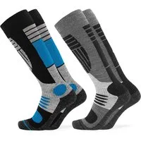 OCCULTO Skisocken Herren Skisocken 2er Pack (Modell: Felix) (2-Paar)