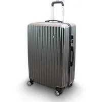 Barut Hartschalen-Trolley Barut Reisekoffer XL Modell General Grau, 4 Rollen