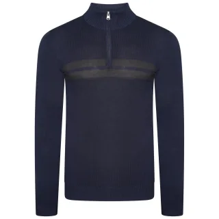Dare 2B Mens Unite Us gestrickt Hälfte Zip Sweatshirt (Nightfall Navy/Ebony)