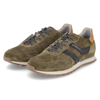 Bugatti Low Sneaker - Gr. 40 - Grün - Rauleder