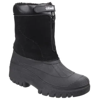 Cotswold Venture Wasserdichter Damenstiefel / Damenstiefel / Textil/Wetter Gummistiefel (Schwarz)