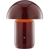 LeGer Home by Lena Gercke LED Tischleuchte Galilea, Dimmfunktion, LED fest integriert, Warmweiß, dimmbar, Ø 20 cm, Metall, Akku Tischlampe, Schalter mit Touchfunktion