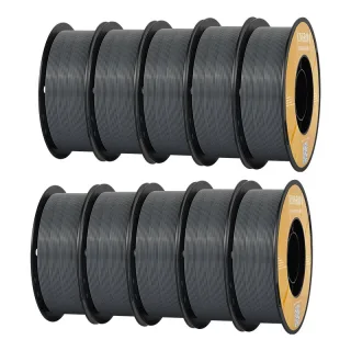 KINGROON PETG 3D Printer Filament 1.75mm 10kg Grey High Strength Easy to Print Eco-Friendly No Bubbles Smooth Printing H