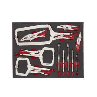 Milwaukee 11-teilige Gripzangen Einlage für Werkstattwagen 78cm - 4932493251