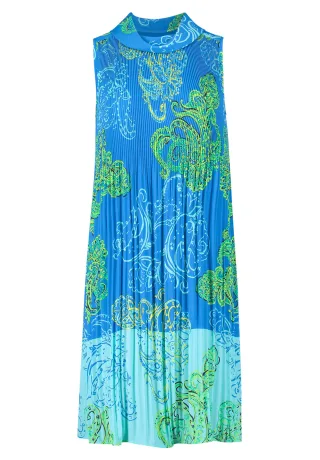 Betty Barclay - Plisseekleid green/blue - Gr. - 40