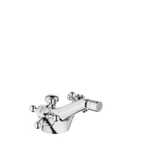 Dornbracht Madison Waschtisch-Zweigriff-Armatur 24510360-00 für Bidet, mit Ablaufgarnitur, chrom