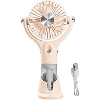nsihing Handventilator Tragbarer Sprühnebel-Ventilator, Hand-Sprühnebel-Ventilator, Per USB aufladbarer Sprühnebel-Ventilator mit feinem Sprühnebel.