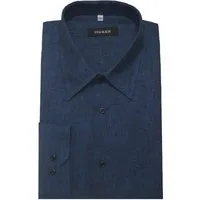 Huber Hemden Leinenhemd HU-0058 Kentkragen 100% Leinen Naturfaser Regular Fit Made in EU