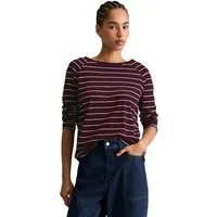 Marc O'Polo DENIM Longsleeve Gestreift, relaxed aus Loose Knit Jersey