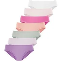 Vivance by Lascana Jazz-Pants Slips (7er-Pack) aus weicher Baumwollqualität mit feiner Spitzeneinfassung