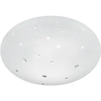 Reality Leuchten LED Deckenleuchte Achat, LED fest integriert, Neutralweiß, Starlight Effekt, Badezimmerlampe, IP 44, 4000 Kelvin, 1160 Lumen