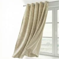 Beautex Verdunkelungsvorhang Samt Vorhang Ösen Gardine Velvet blickdicht abdunkelnd (1 St), Ösen, abdunkelnd, Velvet-Samt, blickdicht, Ösenaufhängung, pflegeleicht