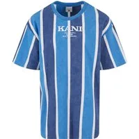 Karl Kani T-Shirt Karl Kani Herren KM242-005-1 Karl Kani Retro Washed Stripe Tee (1-tlg)