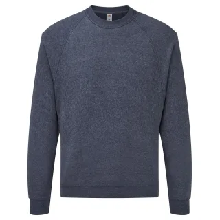 Fruit of the Loom - "Classic" Sweatshirt für Herren/Damen Unisex Raglanärmel (Heide Blau)