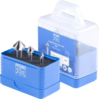PFERD TOOLS HSS-Kegelsenker-Set 3-tlg. DIN 335 C 90° - 25202152