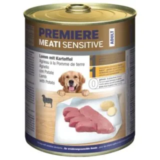 PREMIERE Meati Sensitive Nassfutter Hund, Adult, Lamm und Kartoffel 24x800 g
