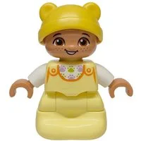 LEGO® LEGO Minifigur Duplo Figure Lego Ville, Baby, Bright Light (7627pb01) Spielbausteine