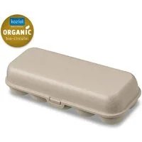 KOZIOL Eierkorb Eierbox Eggs To Go nature desert sand, Kunststoff