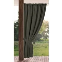 Eurofirany Outdoorvorhang GARDEN, wasserdichter Terrassenvorhang (1 St), Stangendurchzug, Lichtschutz, Polyester, für Pavillon, Pergola & Balkon, wetterfest, UV-Schutz