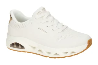Skechers 190113 WHT Damen Slipper Wei? - UNO GLIDE STEP - GLIDE ON AIR